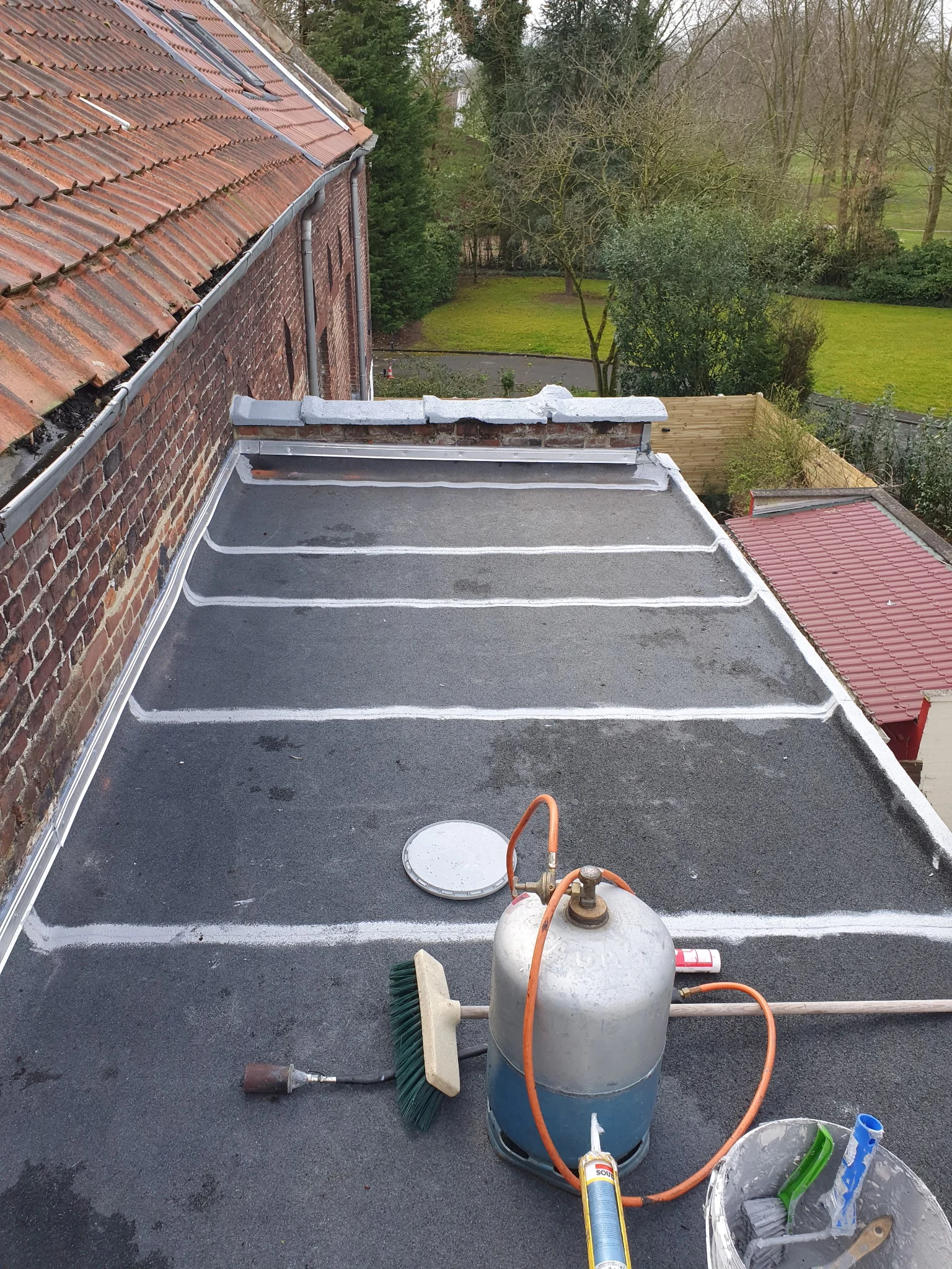 Après - Zinguerie avant / après