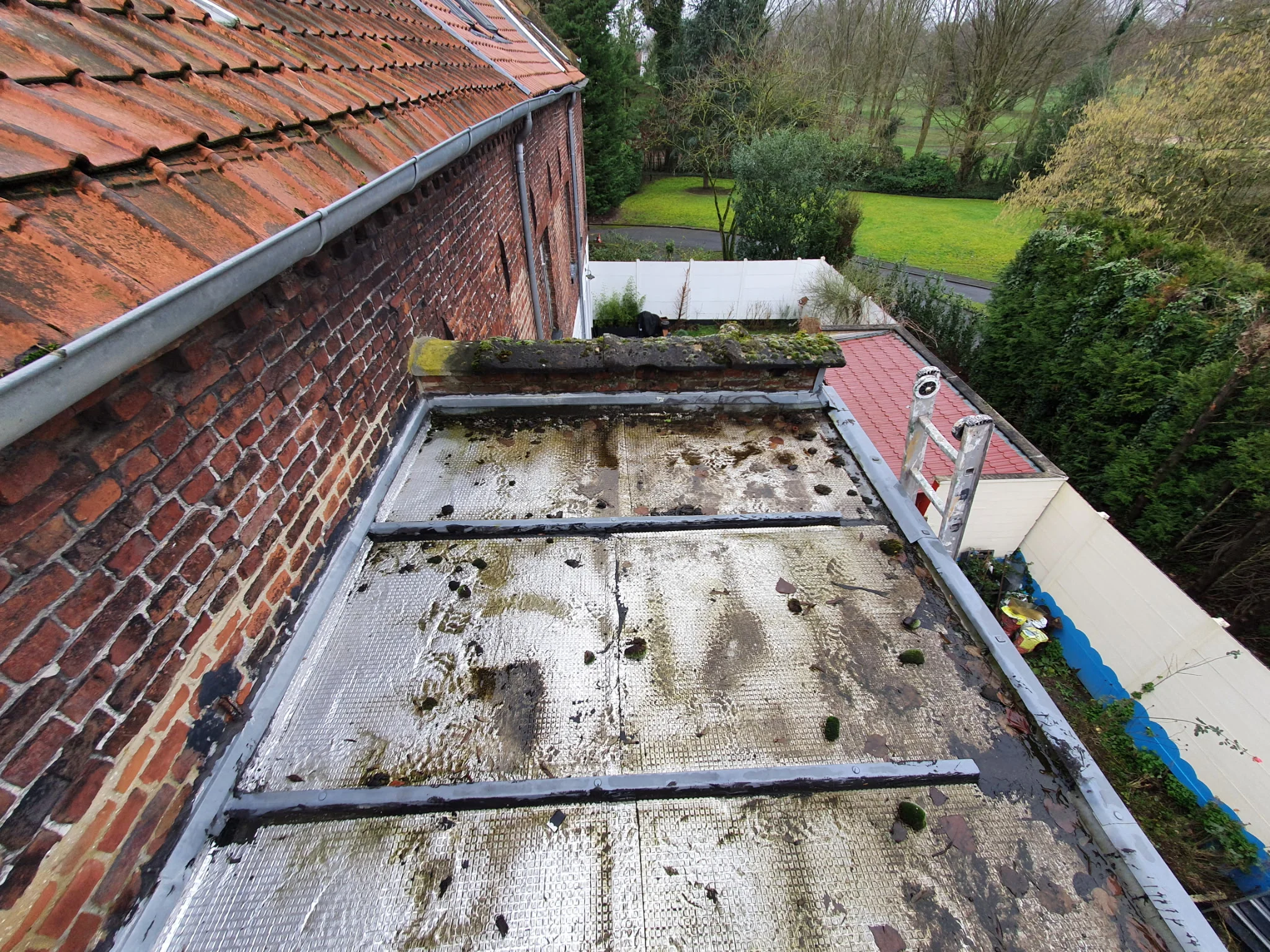 Avant - Zinguerie avant / après