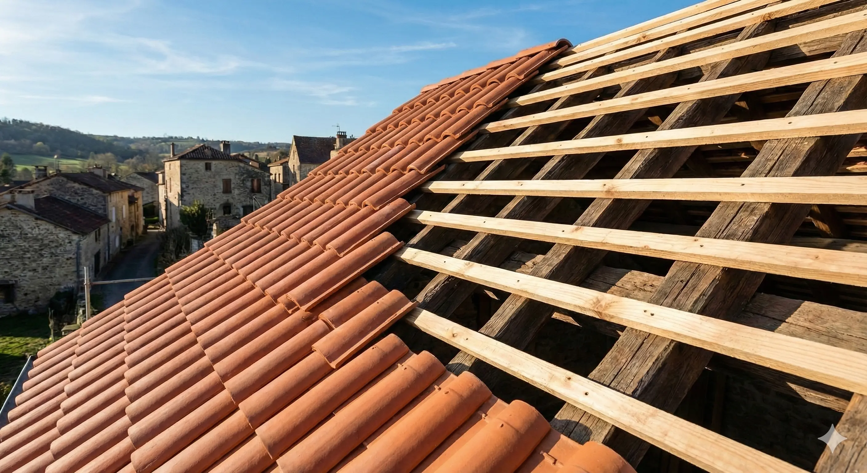 Toiture rénovée par JW Artisan Couvreur